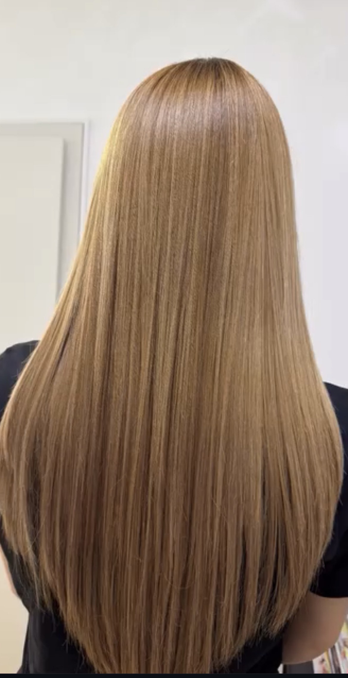 Blondierung Endresultat