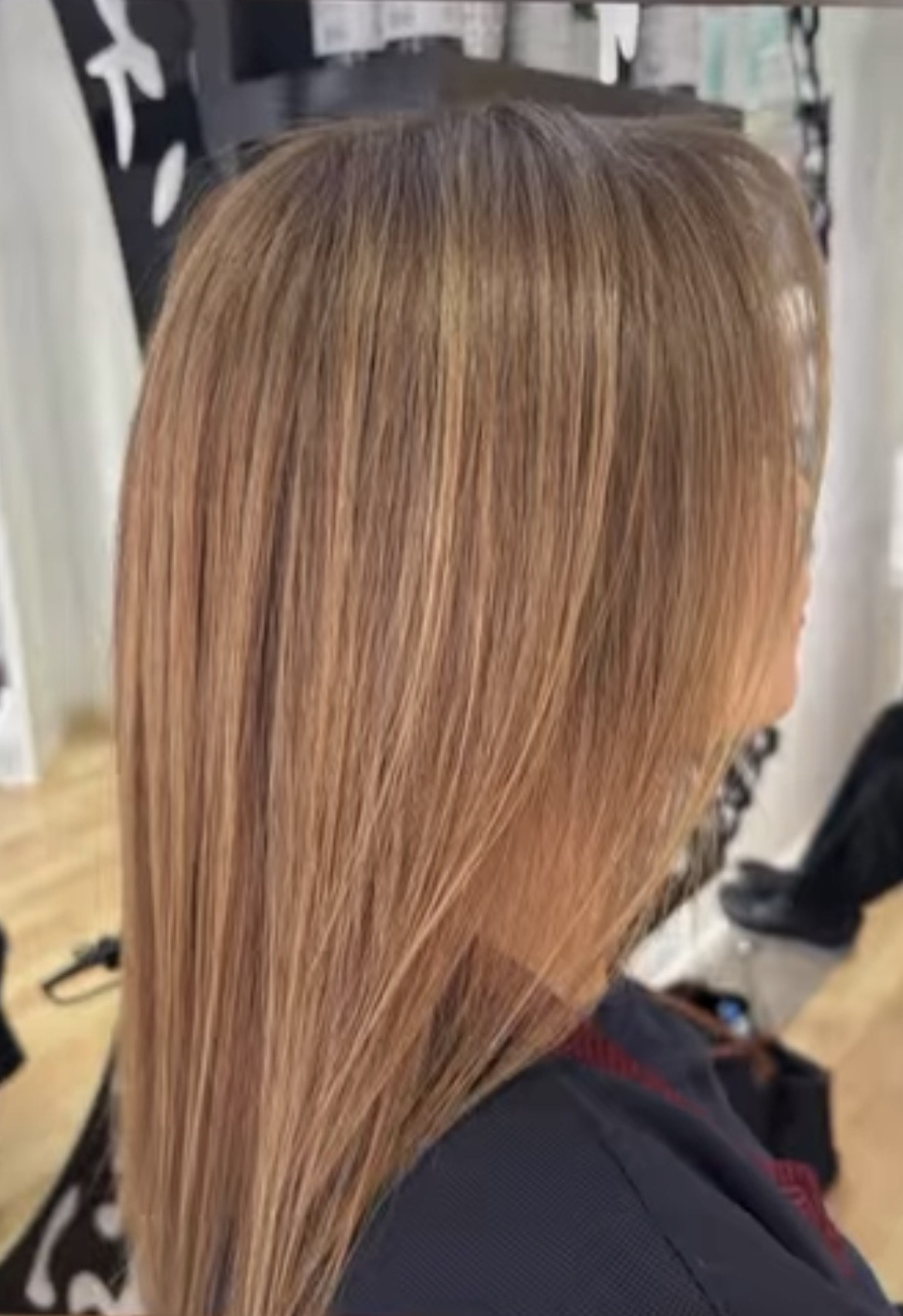 Glatte Haare Endresultat
